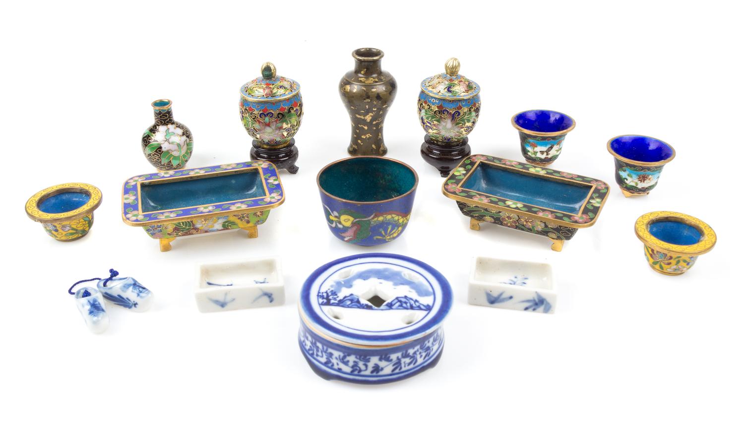 A Group of Cloisonne Articles