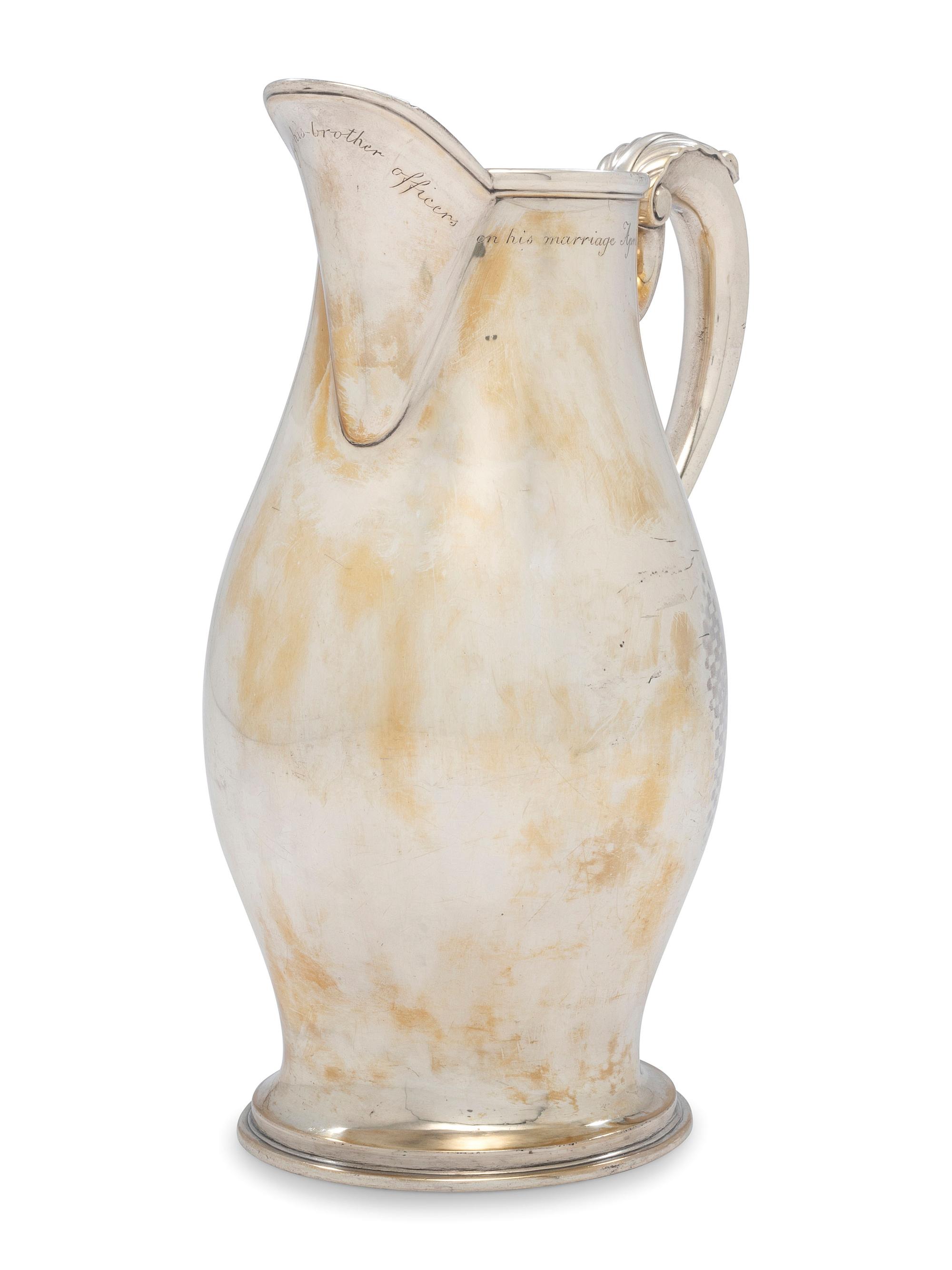 A George II Silver Presentation Pitcher