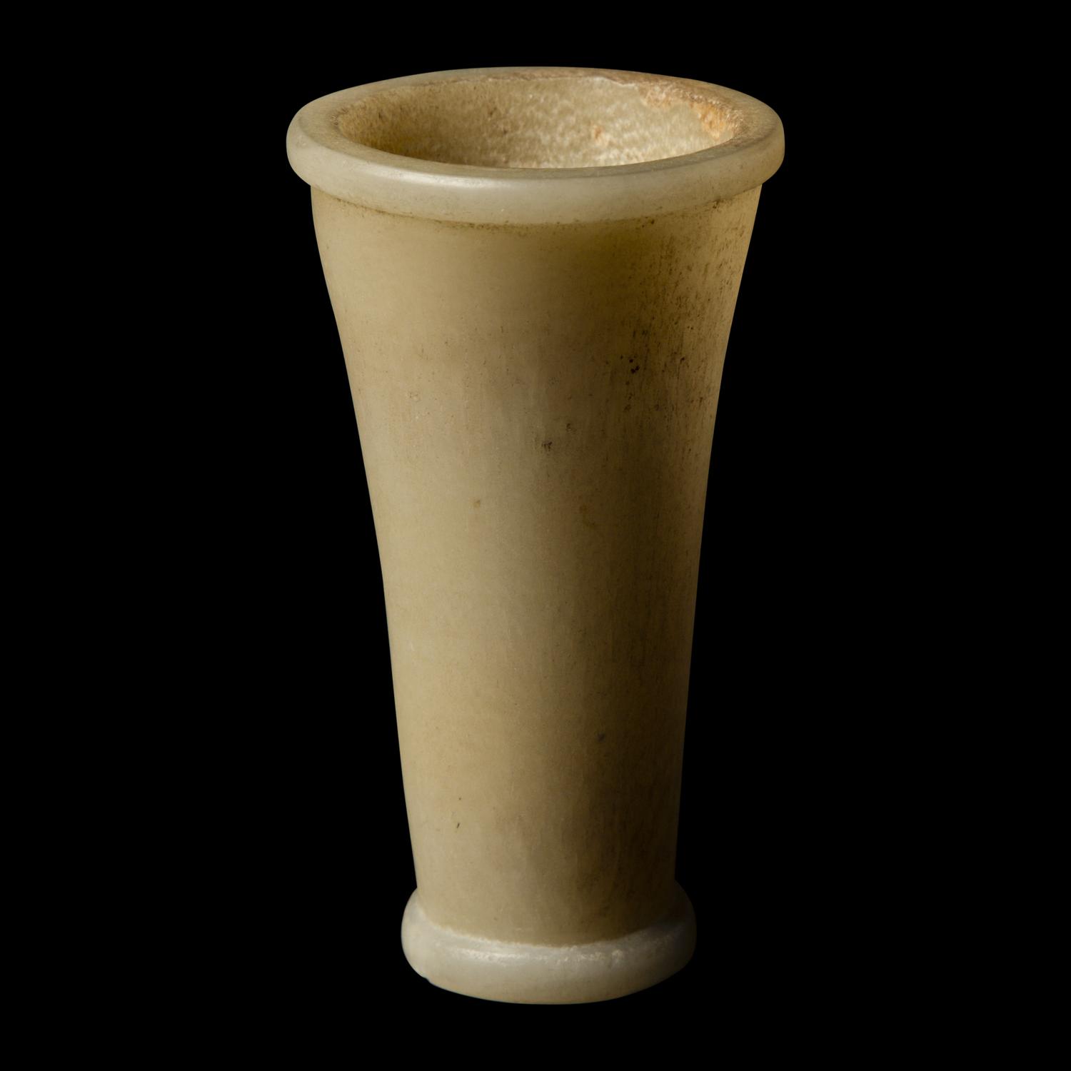 An Egyptian Alabaster Kohl Jar
