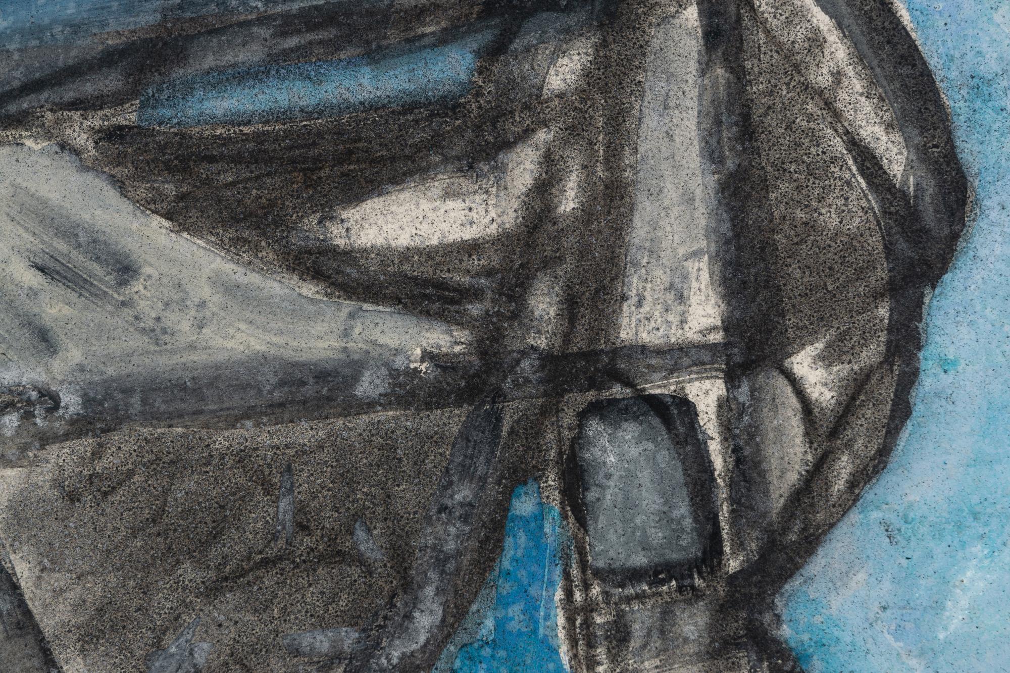 Two Fishermen on the Beach (Due pescatori sulla spiaggia) , c. 1955