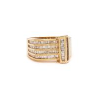 YELLOW GOLD AND DIAMOND RING