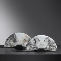 Pair of Ventaglio Table Lamps, model V584, c. 1980 Skipper Pollux, Italy