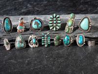 Assortment of Navajo and Zuni Rings