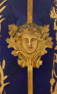 A Gilt Bronze Mounted Sèvres Style Porcelain Vase and Cover