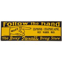 Six Tin and Enamel Advertising Signs