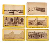 [CIVIL WAR]. A group of 12 stereoviews of Fort Marion.