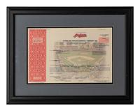 A Group of Assorted Vintage Professional Baseball Stock Certificates,