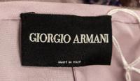A Giorgio Armani Purple Strapless Gown,