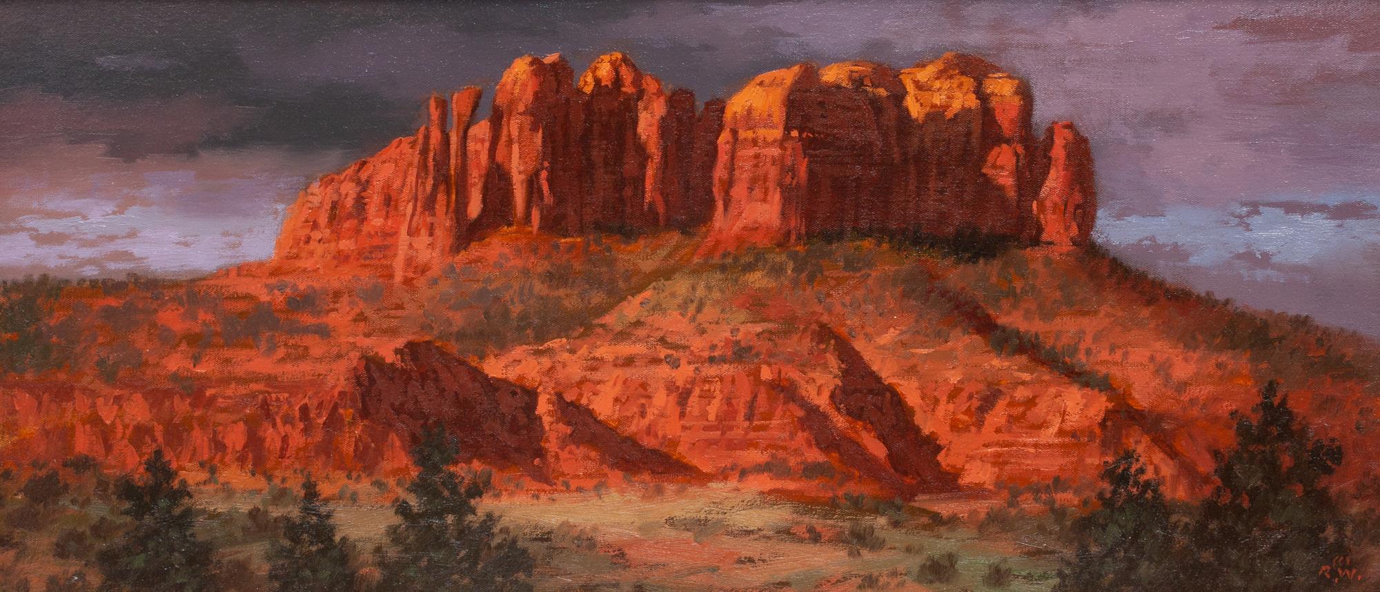 Two Paintings: Cathedral and Sun and Rain