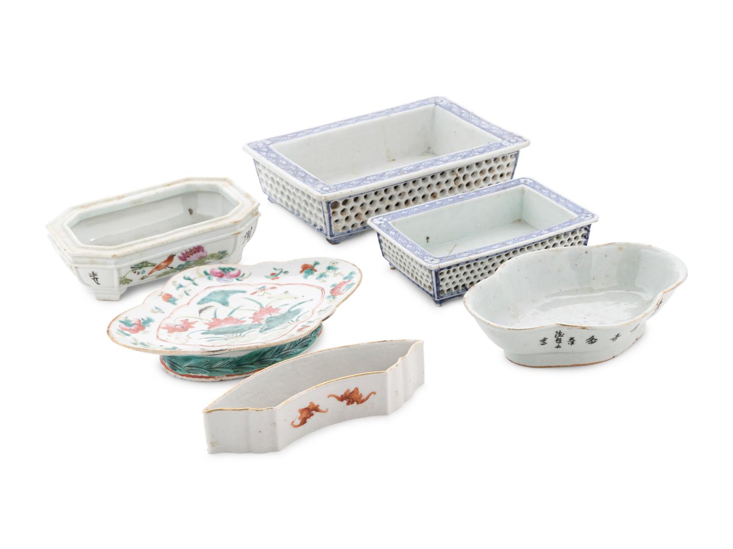 Six Chinese Porcelain Vessels