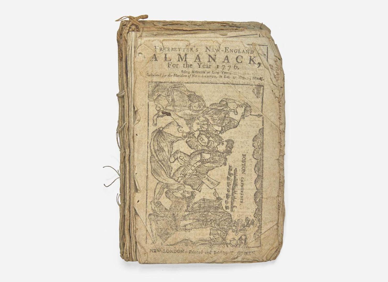 [American Revolution] Revolutionary-Era Sammelband of 4 Connecticut Almanacs