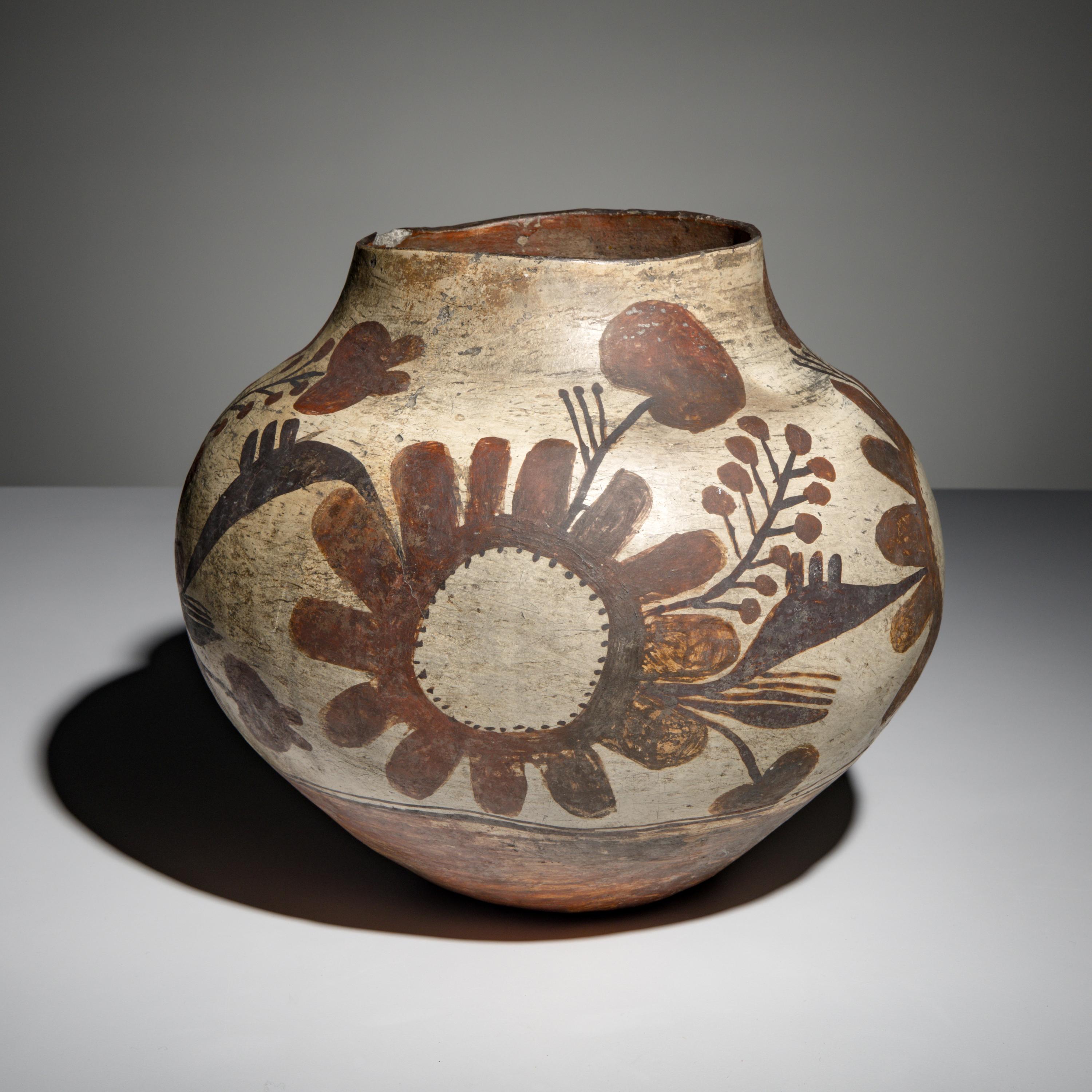 Zia Polychrome Pottery Olla