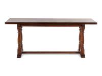 A Baroque Style Mahogany Extension Library Table