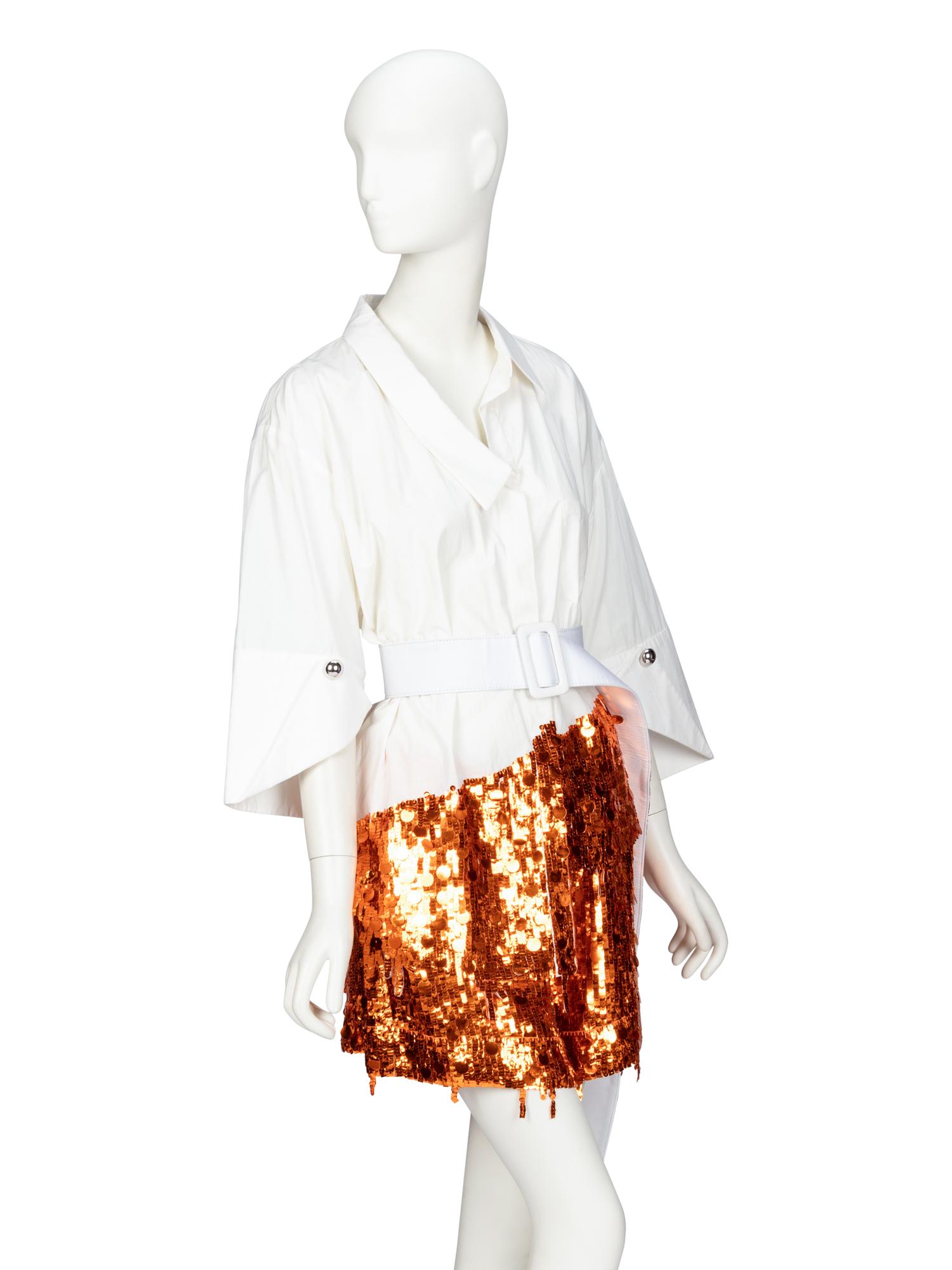Monse, Blouse & Sequined Shorts Ensemble, 2017