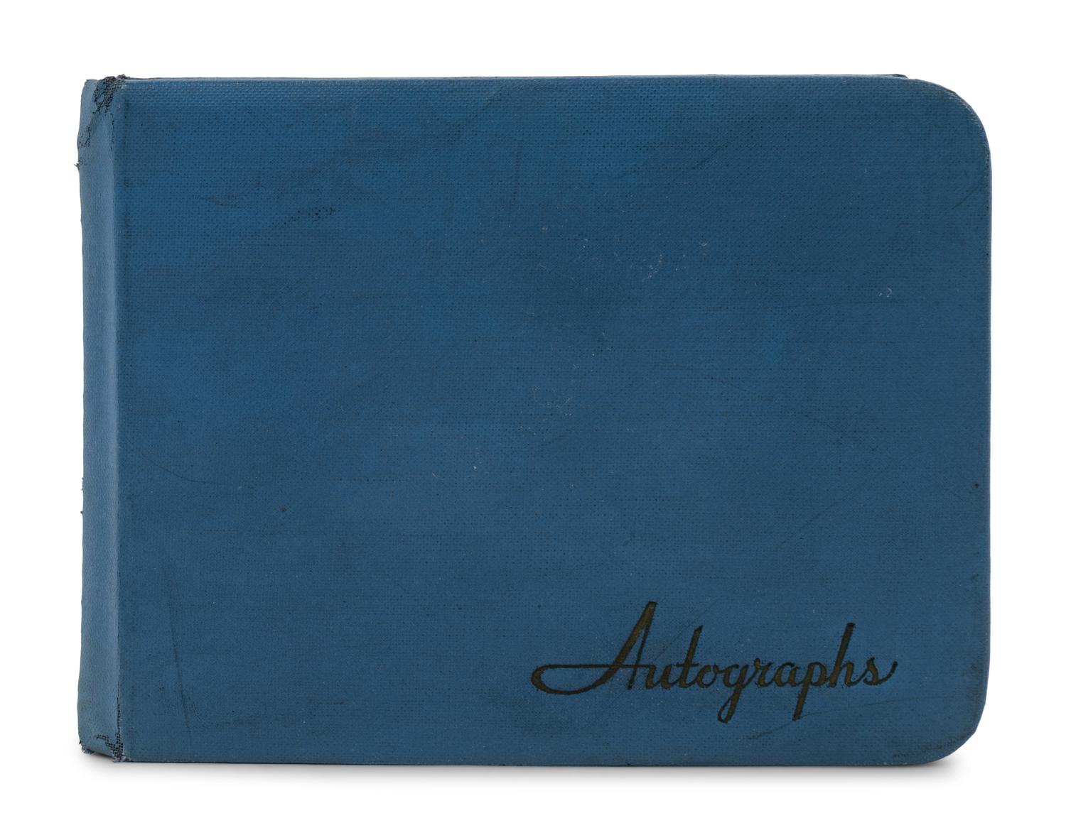 A Group of Two 1950s Baseball Signed Autograph Books Acquired at Wrigley Field Including Rogers Hornsby (PSA Authentic),