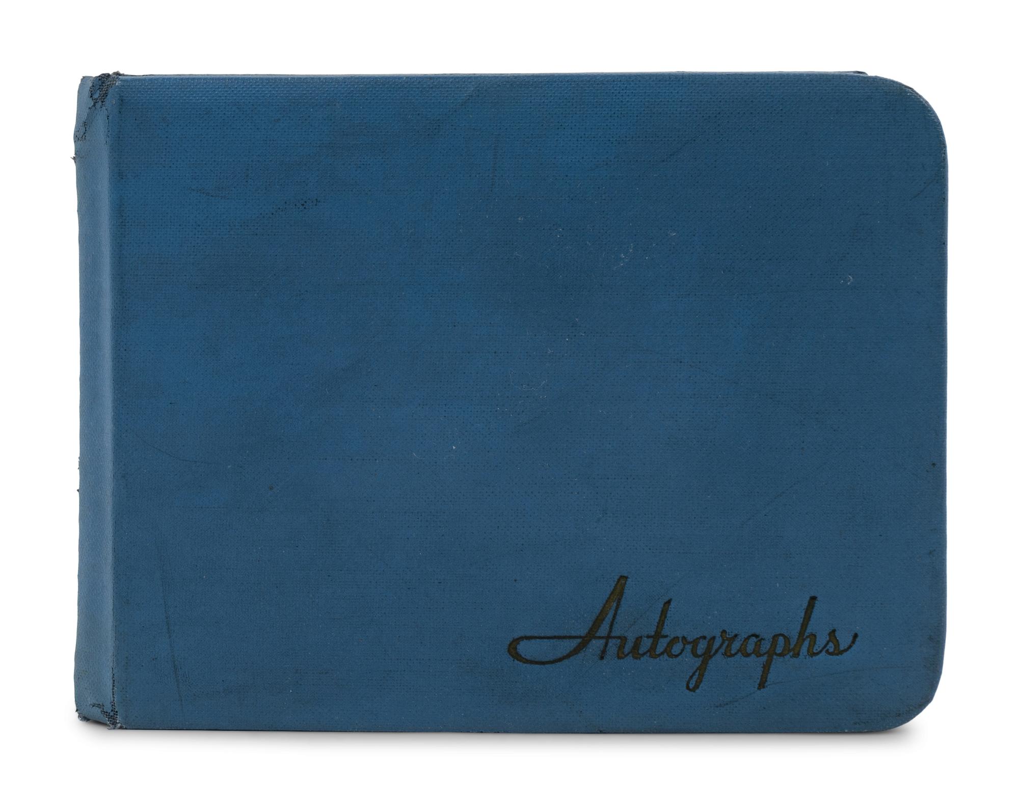 A Group of Two 1950s Baseball Signed Autograph Books Acquired at Wrigley Field Including Rogers Hornsby (PSA Authentic),