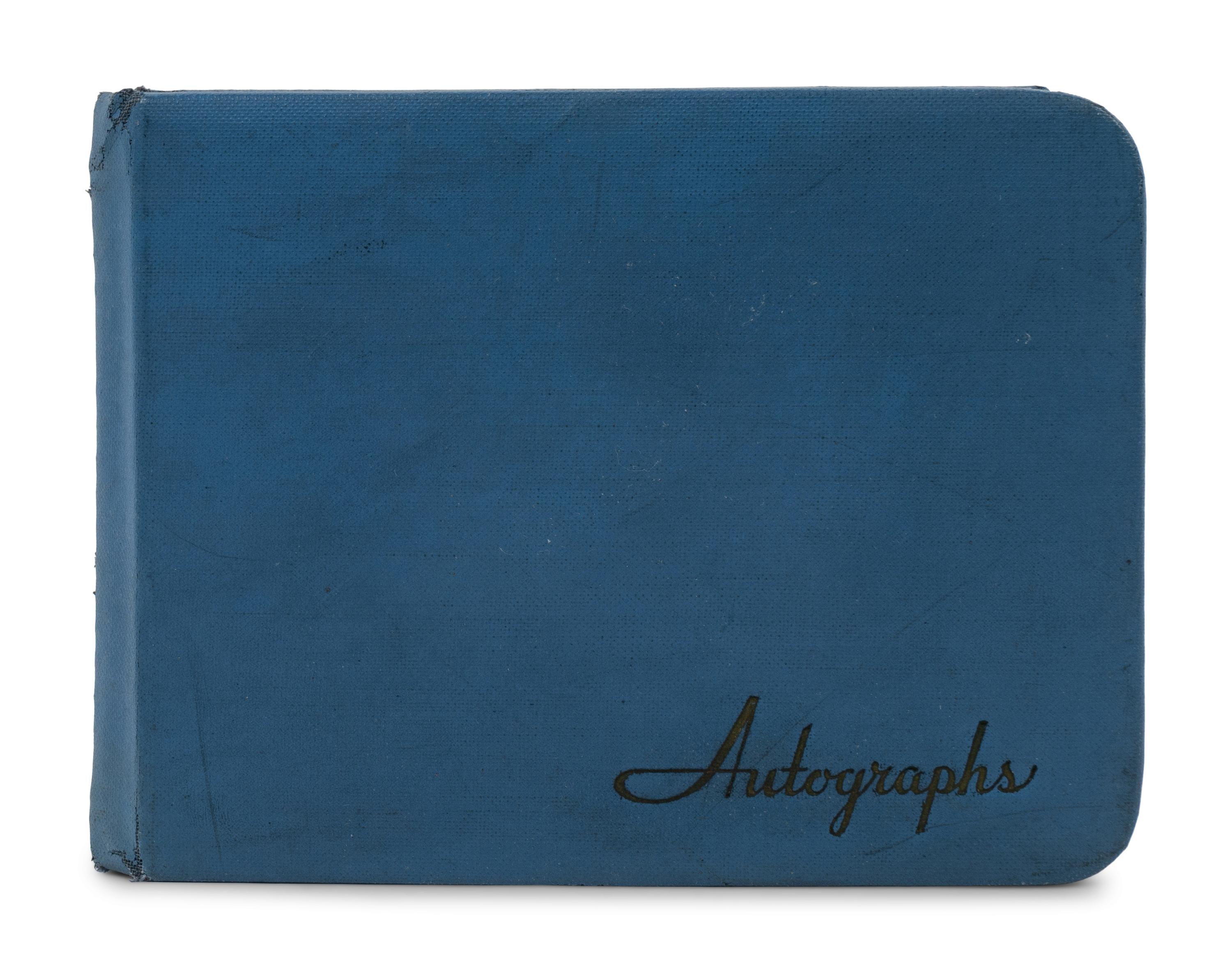 A Group of Two 1950s Baseball Signed Autograph Books Acquired at Wrigley Field Including Rogers Hornsby (PSA Authentic),