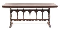 A Jacobean Revival Hall Table Height 30 x depth 20 1/2 inches. — 20TH CENTURY