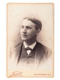 Cabinet cards featuring 19th-century writers, businessmen, and other notable personalities.