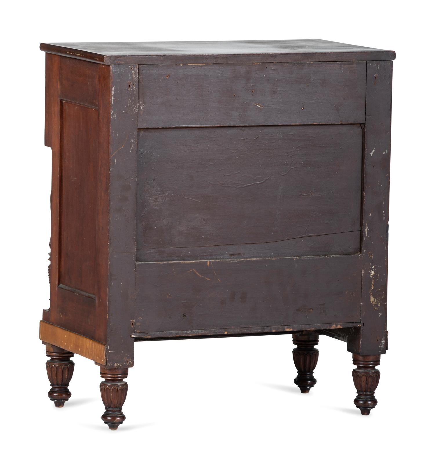 A Classical Maple and Cherrywood Diminutive Cabinet