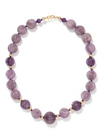 AMETHYST BEAD NECKLACE