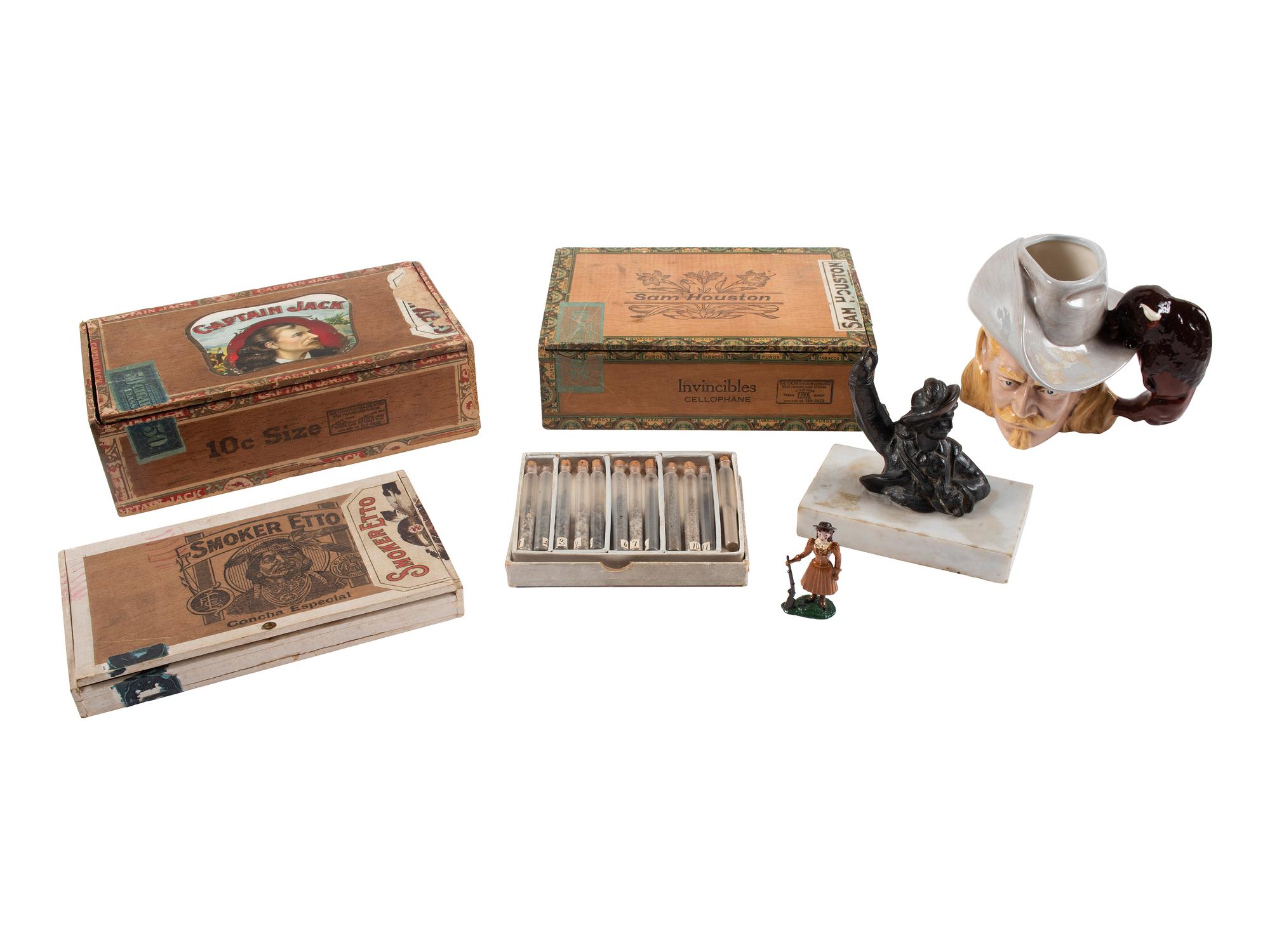 [WESTERN AMERICANA]. A group of assorted ephemera, including items related to sharpshooters, Native Americans, and William F. "Buffalo Bill" Cody.