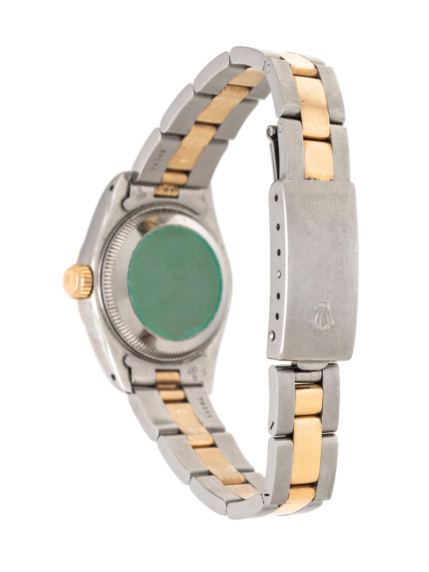 ROLEX, REF. 69173 STAINLESS STEEL AND 18K YELLOW GOLD 'OYSTER PERPETUAL DATEJUST' WRISTWATCH