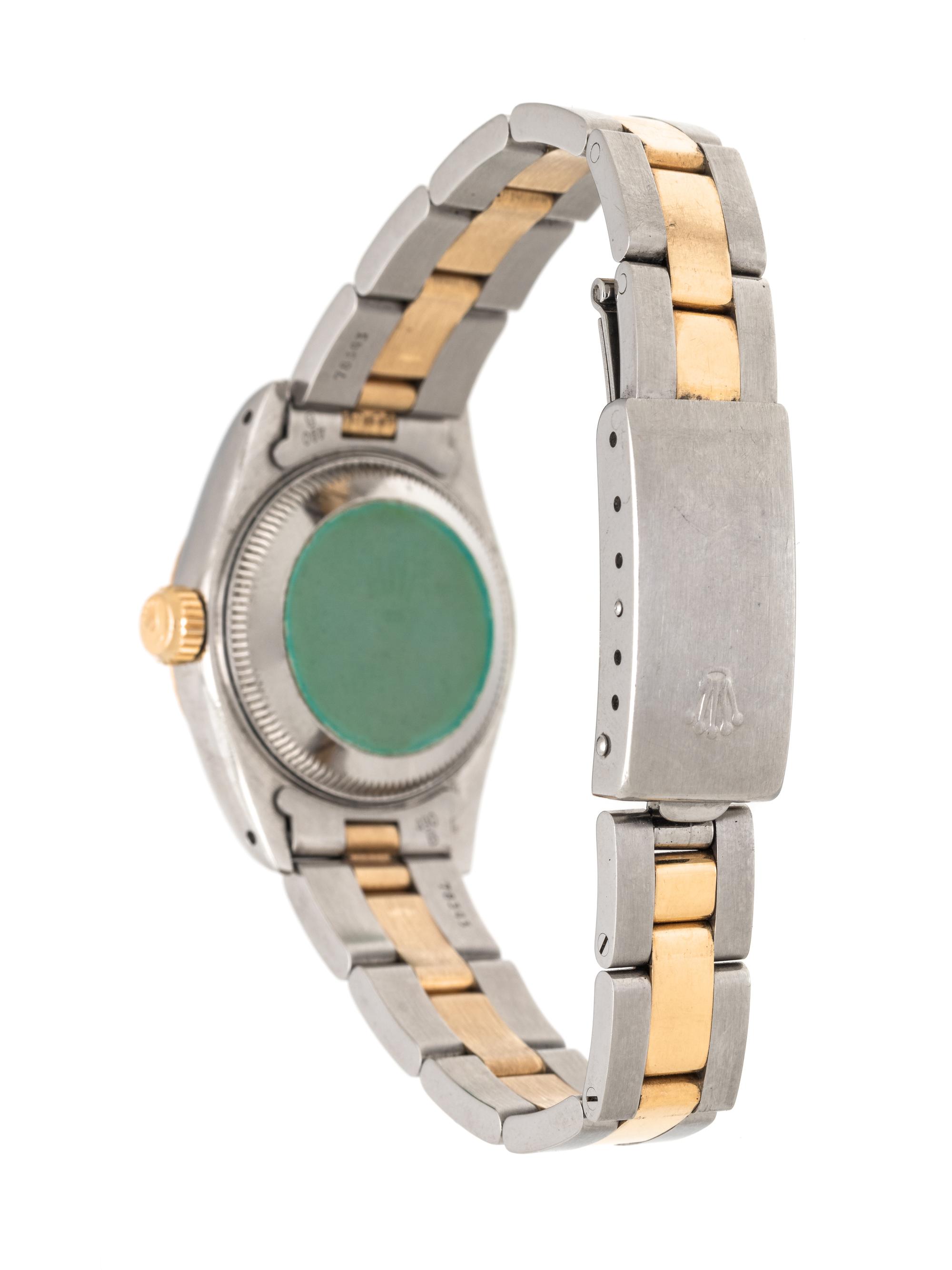 ROLEX, REF. 69173 STAINLESS STEEL AND 18K YELLOW GOLD 'OYSTER PERPETUAL DATEJUST' WRISTWATCH