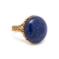 TIFFANY & CO., YELLOW GOLD AND LAPIS LAZULI RING