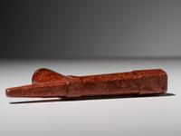 Sioux Catlinite Pipe Bowl, with Lead Repair