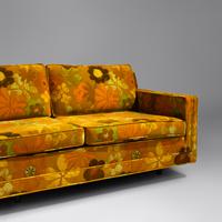 Tuxedo sofa in Jack Lenor Larsen velvet
