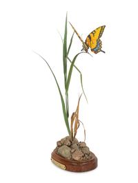 Swallowtail , Amaranth Botanical Sculpture, edition 22/500