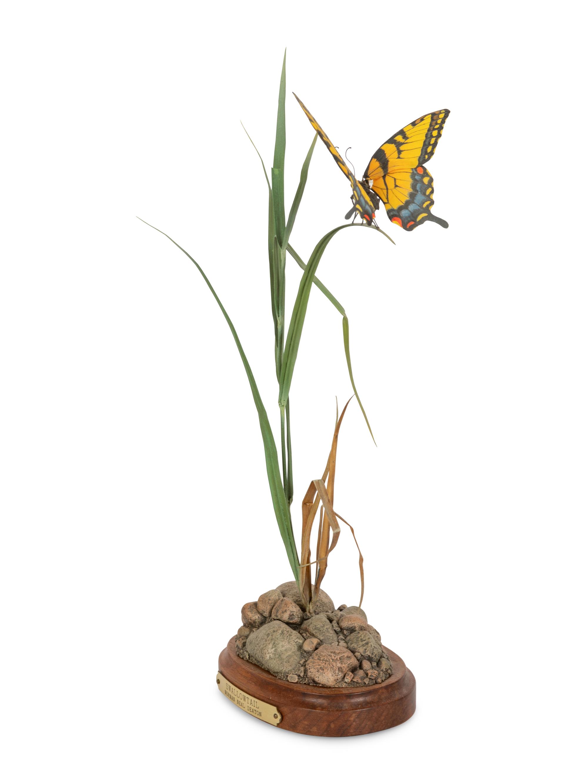 Swallowtail , Amaranth Botanical Sculpture, edition 22/500