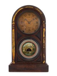 An American Chinese Market Mantel Clock Height 17 1/2 inches. — SETH THOMAS, 19TH CENTURY