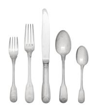 A Christofle Silver-Plate Flatware Service