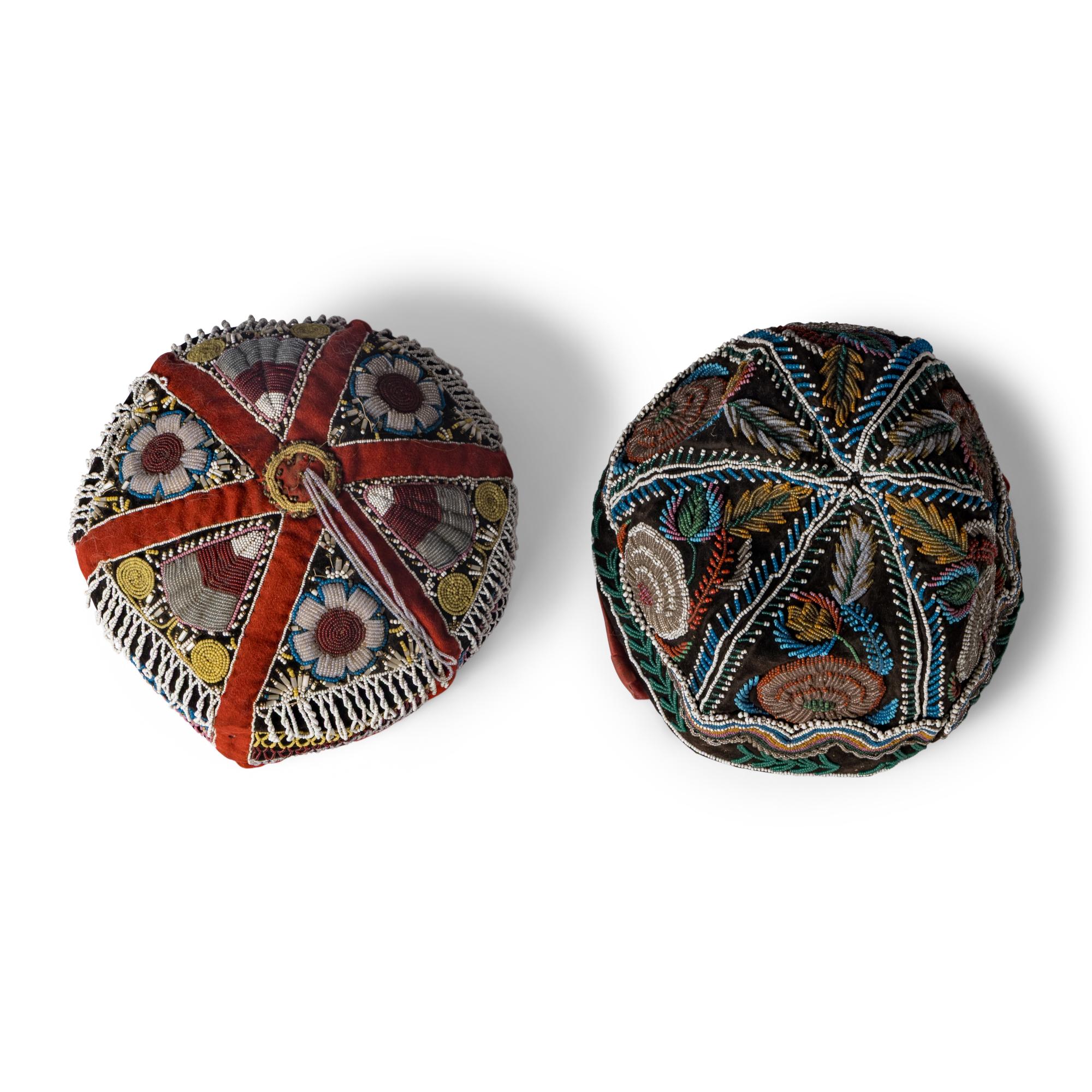 Haudenosaunee Beaded Caps