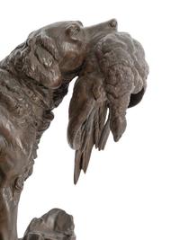 Setter with pheasant , c. 1900