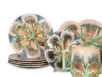 A 14-Piece Group of Griffin, Smith & Hill Majolica Table Articles — 19th Century