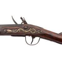 American Fur Company Marked Flintlock Northwest Trade Gun by Sargant & Son