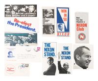 [NIXON, Richard M. (1913-1994)]. Posters, pamphlets, and ephemera from Nixon's political career.