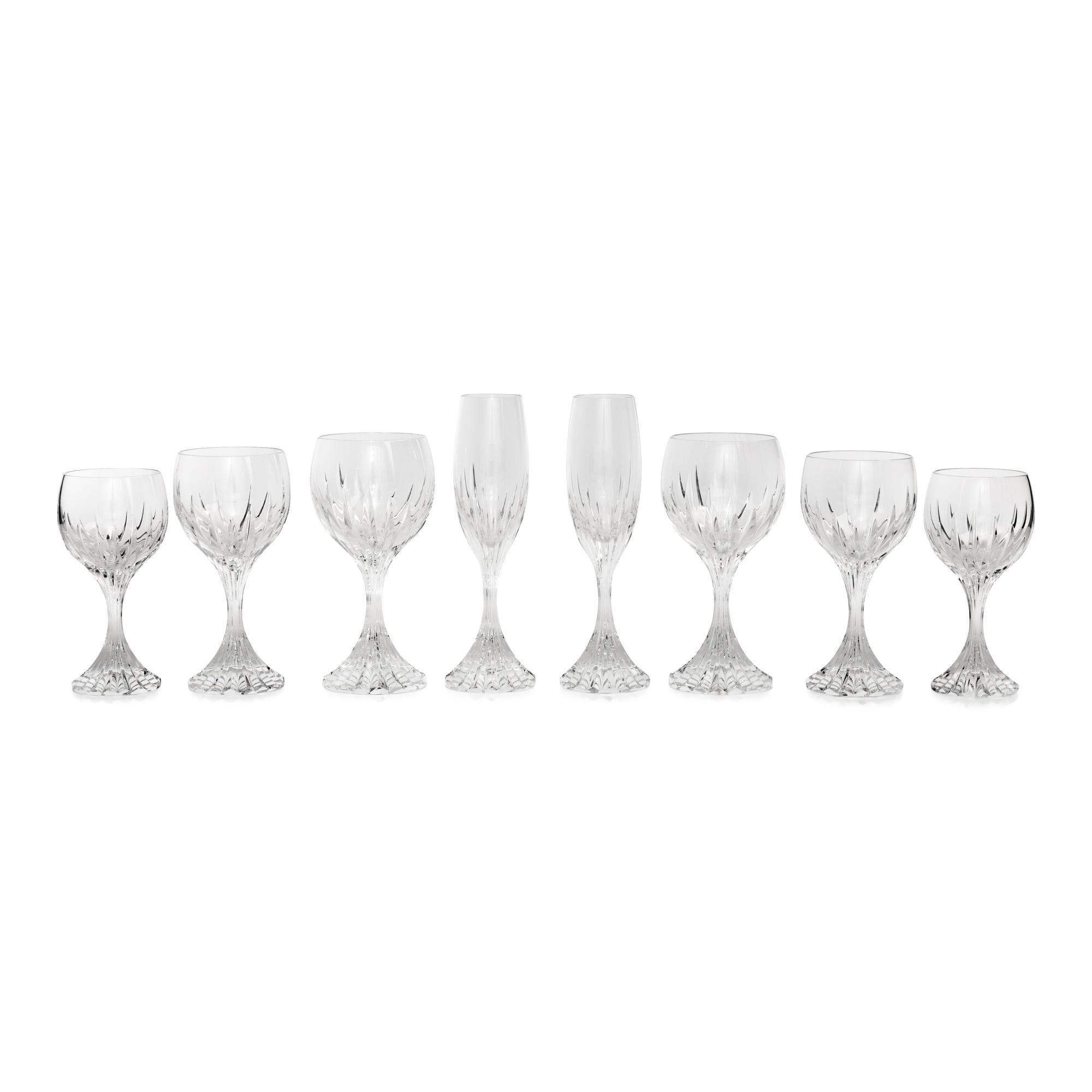 A Baccarat Massena Stemware Service