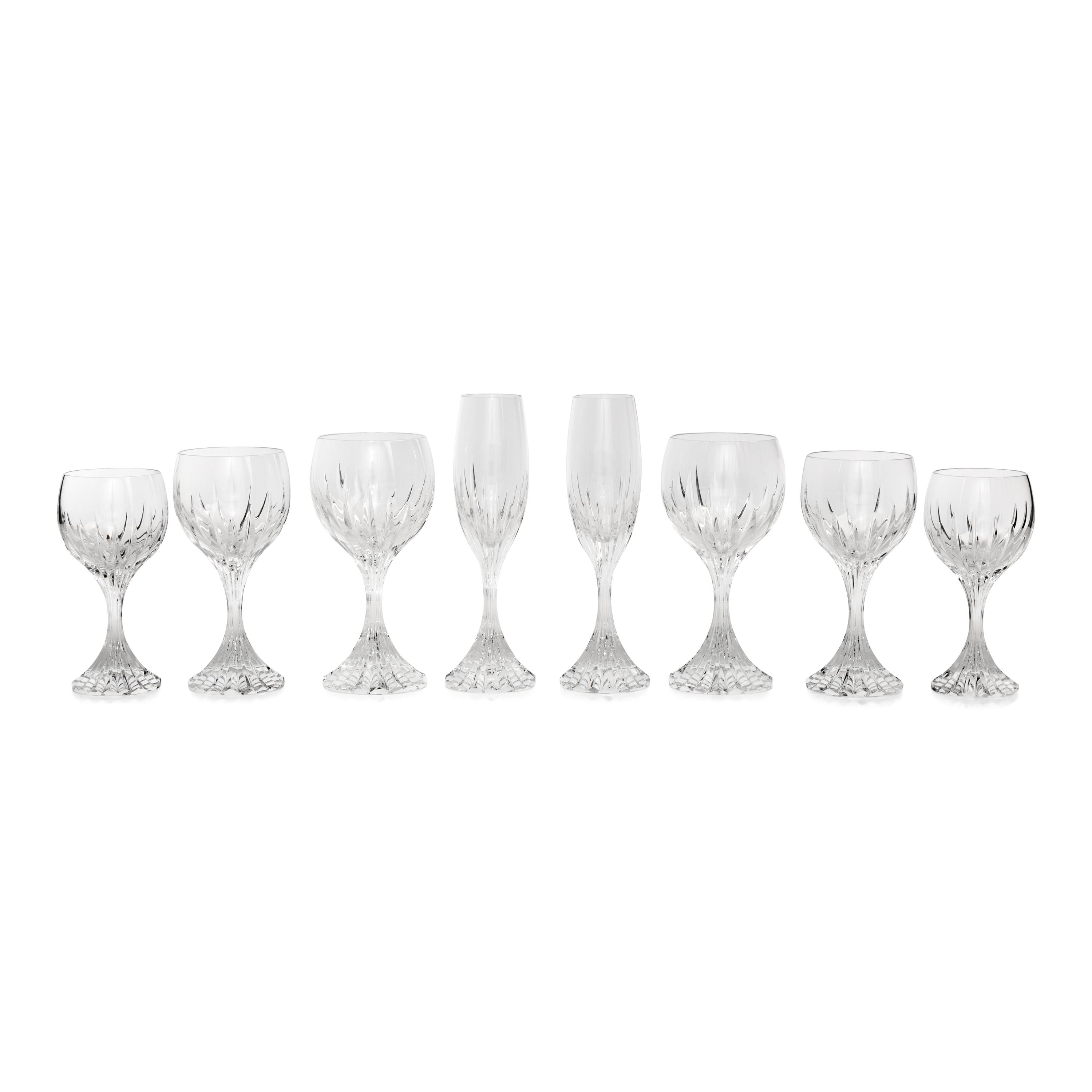 A Baccarat Massena Stemware Service