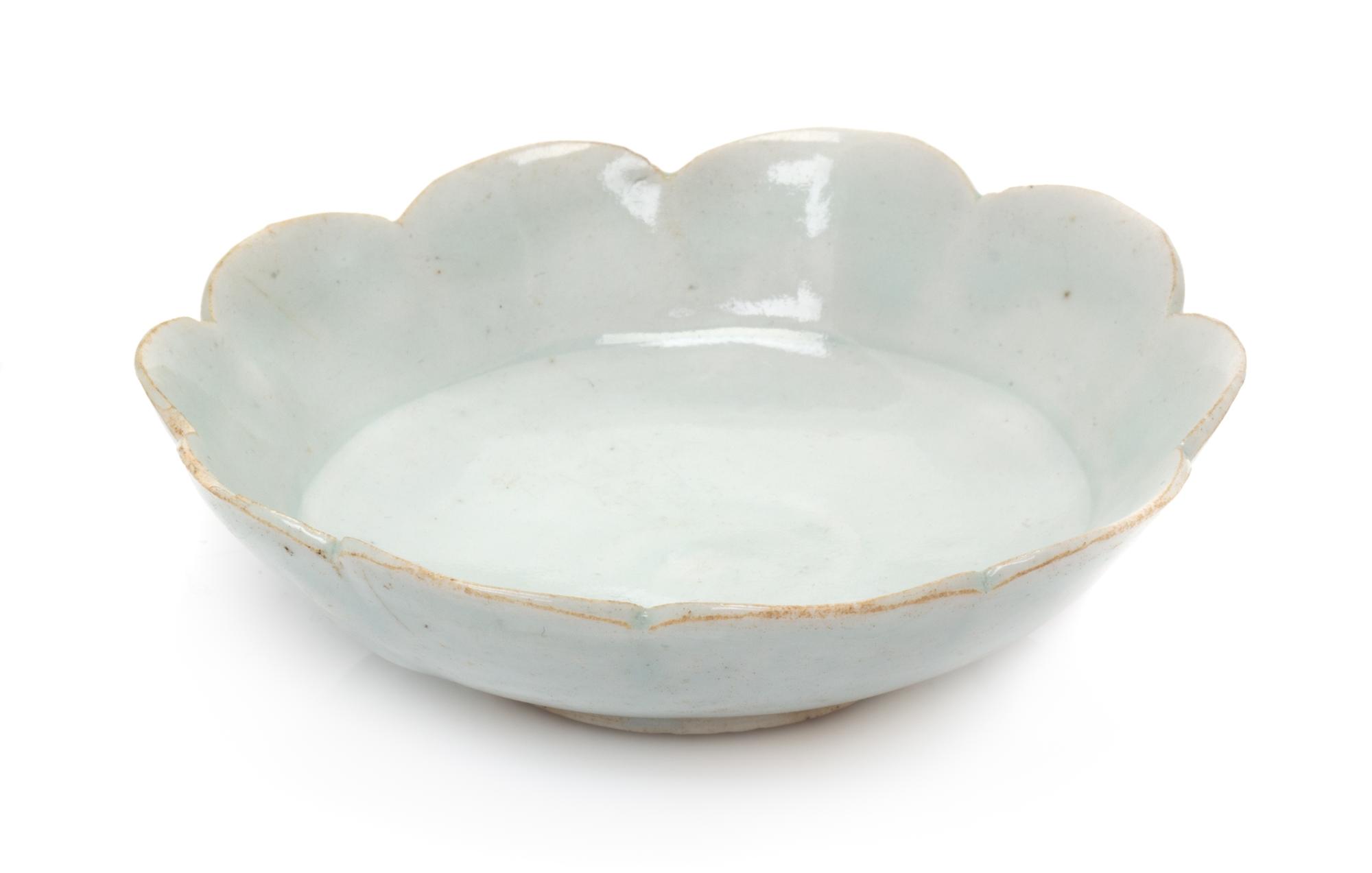 A Qingbai Glazed Porcelain Saucer Dish Diameter 4 1/8 inches.
