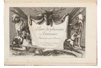 BARLOW, Francis (ca 1626-1704). Livre de plusieurs Animaux Inventez par Barlou. [Paris:] Chez De Poilly [ca 1675].