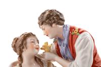 A Volkstedt Porcelain Figural Group