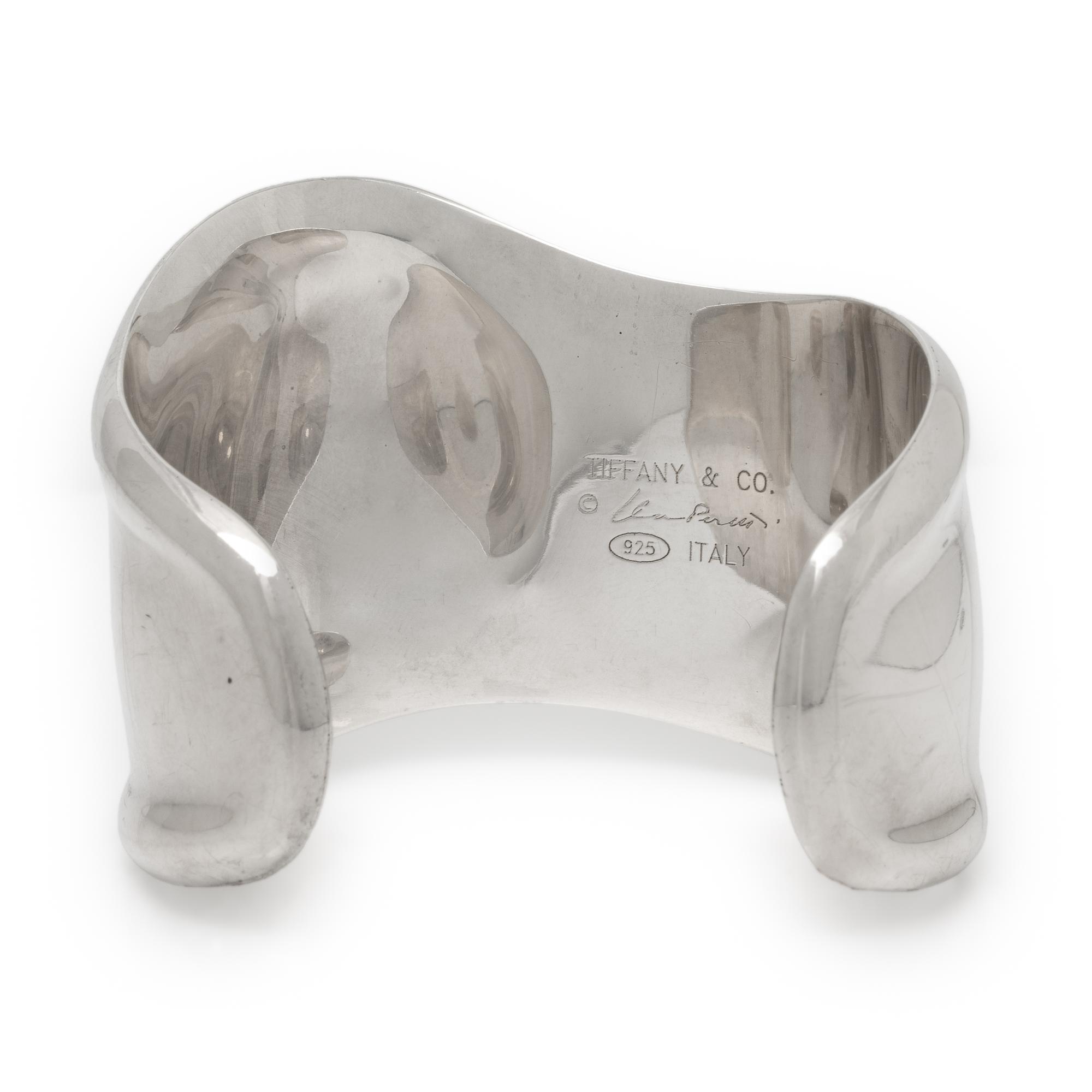 Tiffany & Co., Elsa Peretti, 'Bone Cuff', Sterling Silver Bracelet