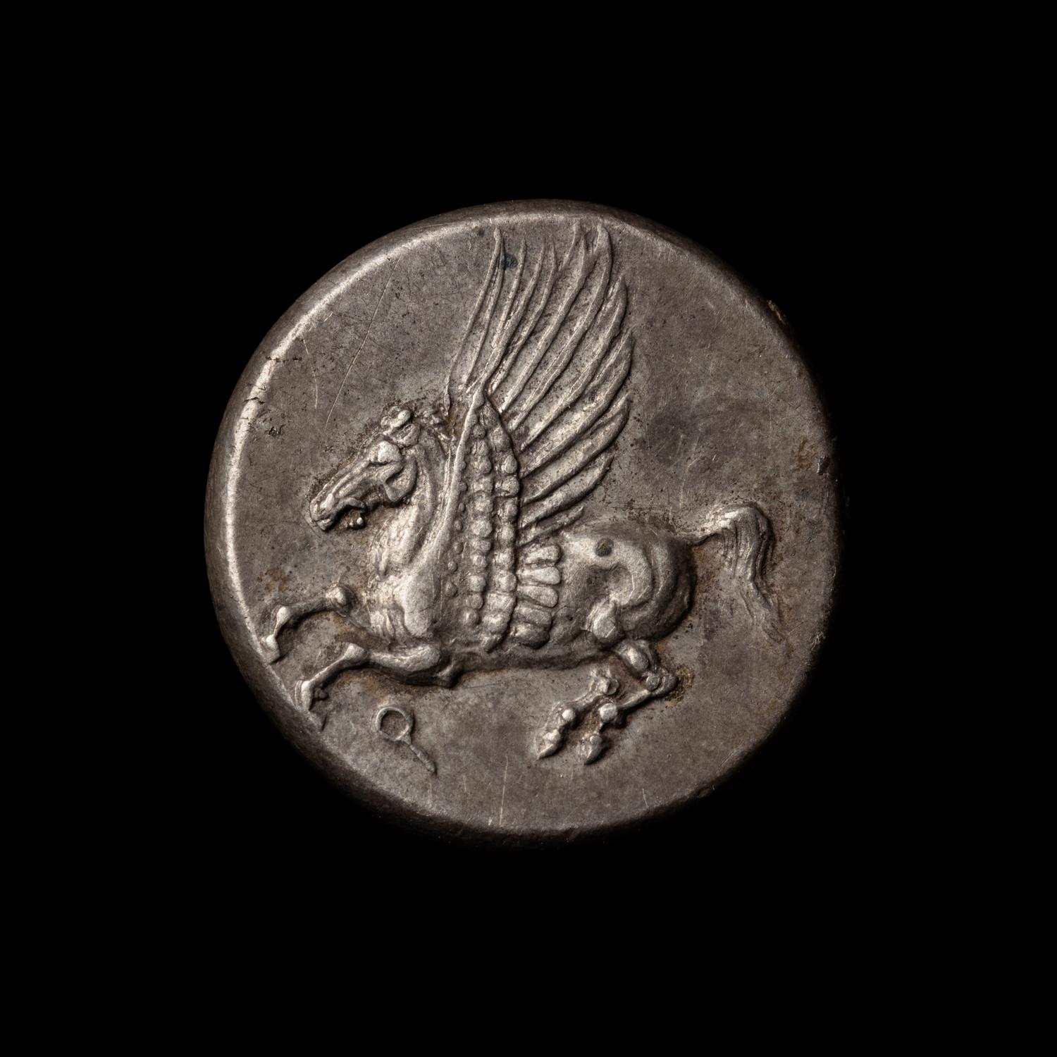 [ANCIENTS] CORINTHIA. Corinth (c. 350-338 BC). AR Stater. (8.2 g, 21mm).