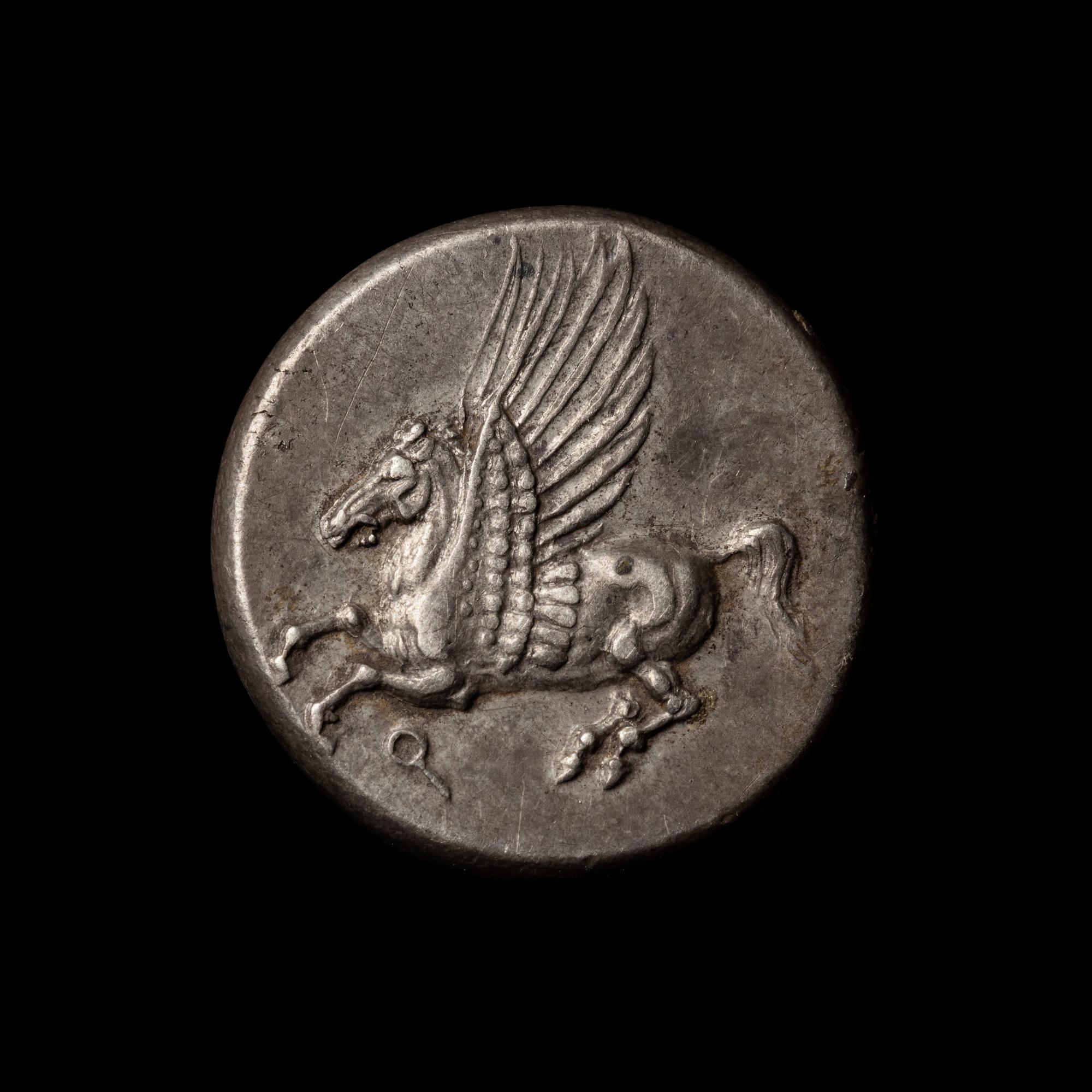[ANCIENTS] CORINTHIA. Corinth (c. 350-338 BC). AR Stater. (8.2 g, 21mm).