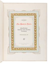 [PRINTING HISTORY]. A group of 19th-century works, or later, comprising: