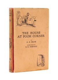 MILNE, A.A. The House at Pooh Corner. London, 1928. First edition, dust jacket.